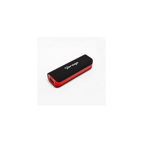 Power Bank Vorago | 2200 mAh | Negro-Rojo - PB150-RD