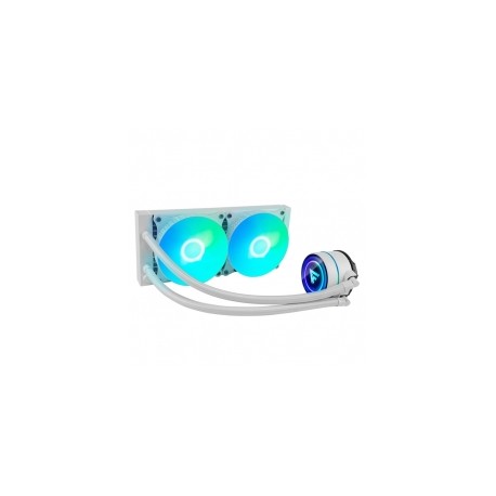 Enfriamiento Liquido GameFactor LQG601-WH RGB, 240mm, Compatible con Socket LGA1700