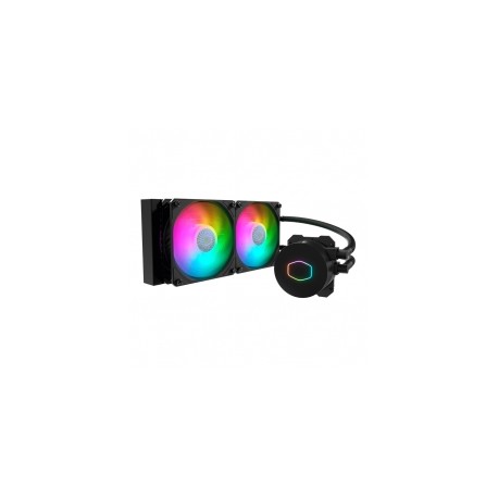 Enfriamiento Liquido Cooler Master Masterliquid 240L Core ARGB, Soporte para 1700/AM5, Bomba de doble cámara - MLW-D24M-A18PZ-R