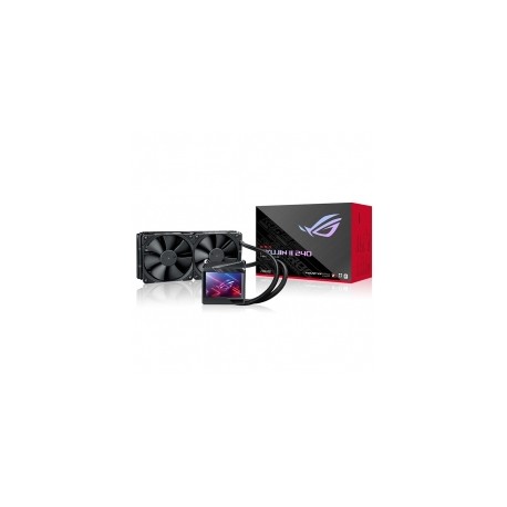 Enfriamiento Liquido Asus ROG Ryujin II 240, Pantalla LCD, Aura Sync RGB, 2 Ventiladores Noctua iPPCC 2000 PWM 120mm