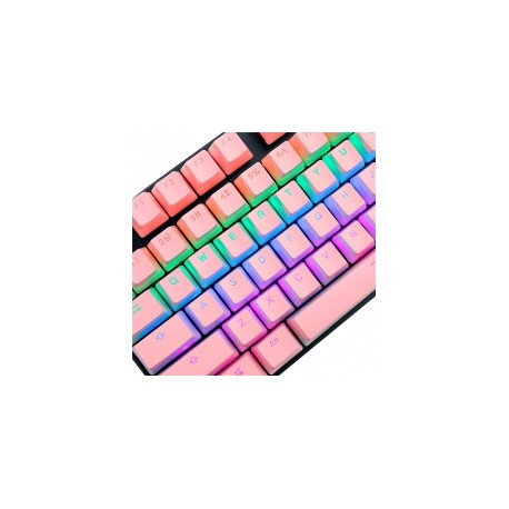 Gaming Keycaps Para Teclado Mecanico Redragon Scarab A130 Pink, 105 Teclas, Translucidas