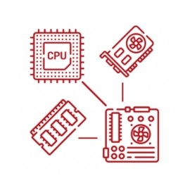 Cable SATA color negro.