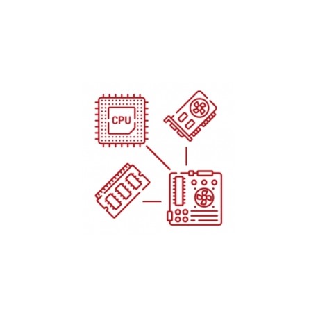 Cable SATA color negro.