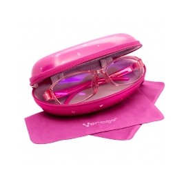Lentes para PC GameFactor KG200 Rosa, Anti Blue Light, Ligeros, Estuche - KG200-PK