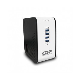 Regulador CDP R2CU-AVR 1008, 1000VA, 400W, 8 Contactos