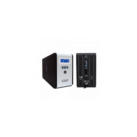 No-Break CDP, RU-Smart 1010, 1000VA, 500W, 10 Contactos, 4 USB, UPS