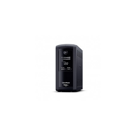 No-Break Cyberpower CP1000AVRLCDA, 1000VA, 600W, 9 Contactos, UPS