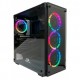 Gabinete Redragon Wheel Jack, Mid Tower, Incluye 3 ventiladores RGB, ATX / Micro-ATX / Mini-ITX , Cristal Templado , Filtro Ant