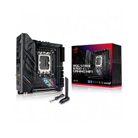 Tarjeta Madre Asus ROG Strix B760-I GAMING WIFI, Mini-ITX, 12th & 13th Gen Intel, LGA 1700, DDR5, PCIe 5.0, USB 3.2 Gen 2X2, WI