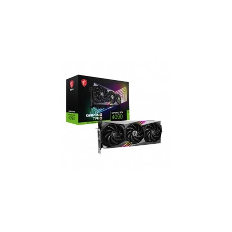 Tarjeta de video Nvidia MSI RTX 4090 Gaming Trio 24G, GDDR6X, Tri Frozr 3, RGB, DLSS, Ray Tracing, Reflex Studio - 912-V510-234