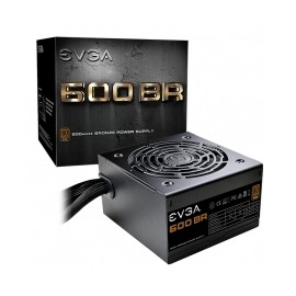 Fuente de Poder EVGA 600 BR, 80 Plus Bronze 600W - 100-BR-0600-K1