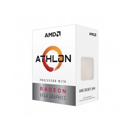 Procesador AMD Athlon 3000G, 2 Cores, 4 Threads, Radeon Vega 3 Graphics, 3.5Ghz Base, Socket AM4 - YD3000C6FHBOX