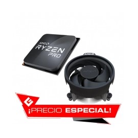 Procesador AMD Ryzen 3 PRO 4350G, 4 Cores, 8 Threads, Radeon Vega 6 Graphics, 3.8Ghz Base, 4.0Ghz Max, Socket AM4, Wraith Steal