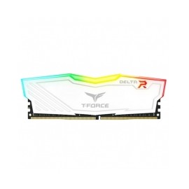 Memoria RAM Teamgroup T-Force Delta RGB 8GB 1X8GB 3200MHZ Blanca - TF4D48G3200HC16C01