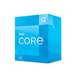 Procesador Intel Core i3 12100F, 4 Cores (4 Performance-cores / 0 Efficient-cores), 8 Threads, 3.30GHz Base, 4.90Ghz Turbo, 12M