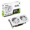 Tarjeta de video Nvidia Asus Dual GeForce RTX 3060 Ti White OC Edition 8GB GDDR6X, Aura Sync - DUAL-RTX3060TI-O8GD6X-WHITE