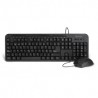 Combo de Teclado y Mouse Vorago KM-107 | USB | 15 Teclas multimedia | Español