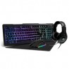 Combo de Teclado, Mouse, Audifonos Y Mousepad Vorago Start The Game - KMH-501