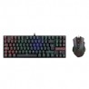 Combo de Teclado Mecánico y Mouse Redragon Kumara + Griffin - K552RGB-BA