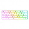 Teclado Gamer Mecánico 60% Redragon Dragonborn K630W-RGB BL White, Switches Redragon Blue