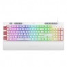 Teclado Gamer de Membrana Redragon Shiva White K512W-RGB-SP, Macros personalizables, Reposa muñecas, Español