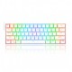 Teclado Mecanico Redragon Draconic K530W-RGB White, 60%, Switches Redragon Brown