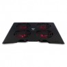 Base Enfriadora para Laptop GameFactor CPG400, Hasta 17", 4 Ventiladores de 120mm, RGB