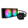 Enfriamiento Liquido Cooler Master Masterliquid 240L Core ARGB, Soporte para 1700/AM5, Bomba de doble cámara - MLW-D24M-A18PZ-R
