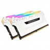 Memoria RAM Corsair Vengeance RGB Pro White Edition, 32GB 2x16GB 3200Mhz - CMW32GX4M2E3200C16W
